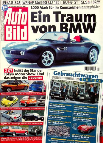 Deckblatt Auto Bild (43/1997)